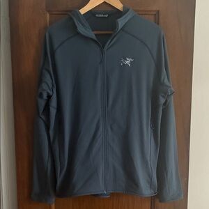 Arc'teryx Men's Blue Adahy hoody.